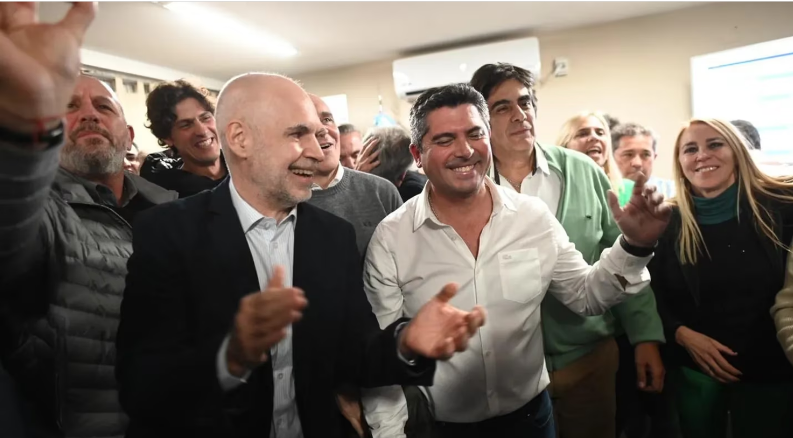 En este momento estás viendo Juntos por el Cambio celebró el triunfo en San Juan