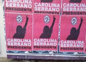 Lee más sobre el artículo “Carolina Serrano presidenta”, los afiches que le recuerdan a Bullrich su presunto pasado en Montoneros