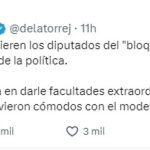 La reacción de Milei en redes tras la reunión de Francos con gobernadores